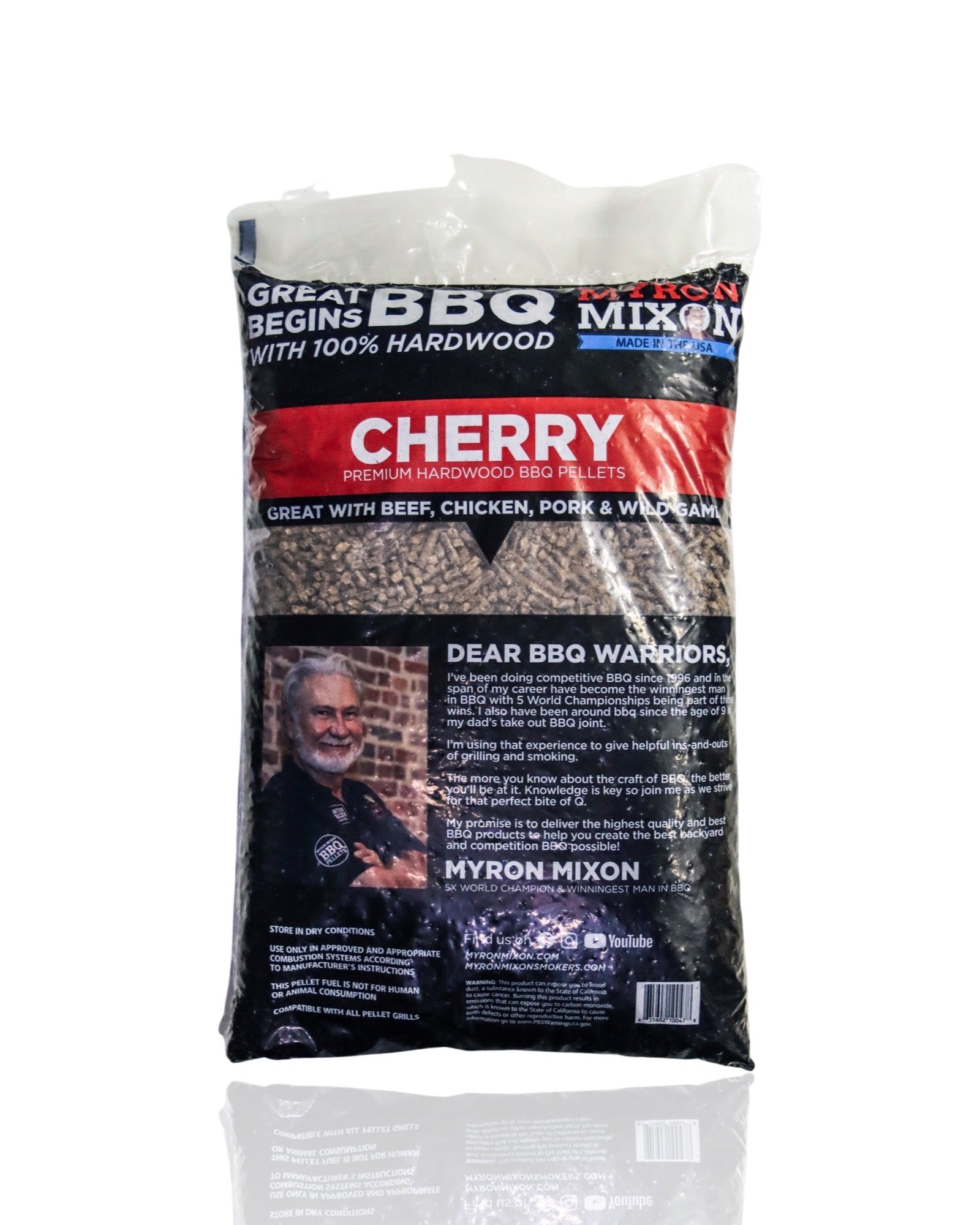 Myron Mixon Premium Hardwood Pellets - 20lb