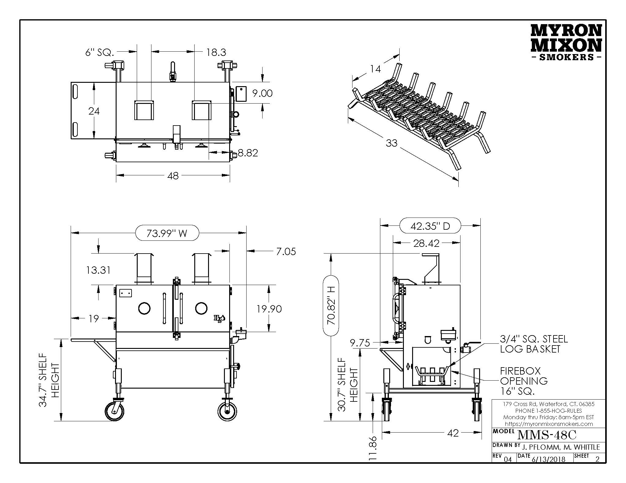 H2O Water Smoker - MMS-48