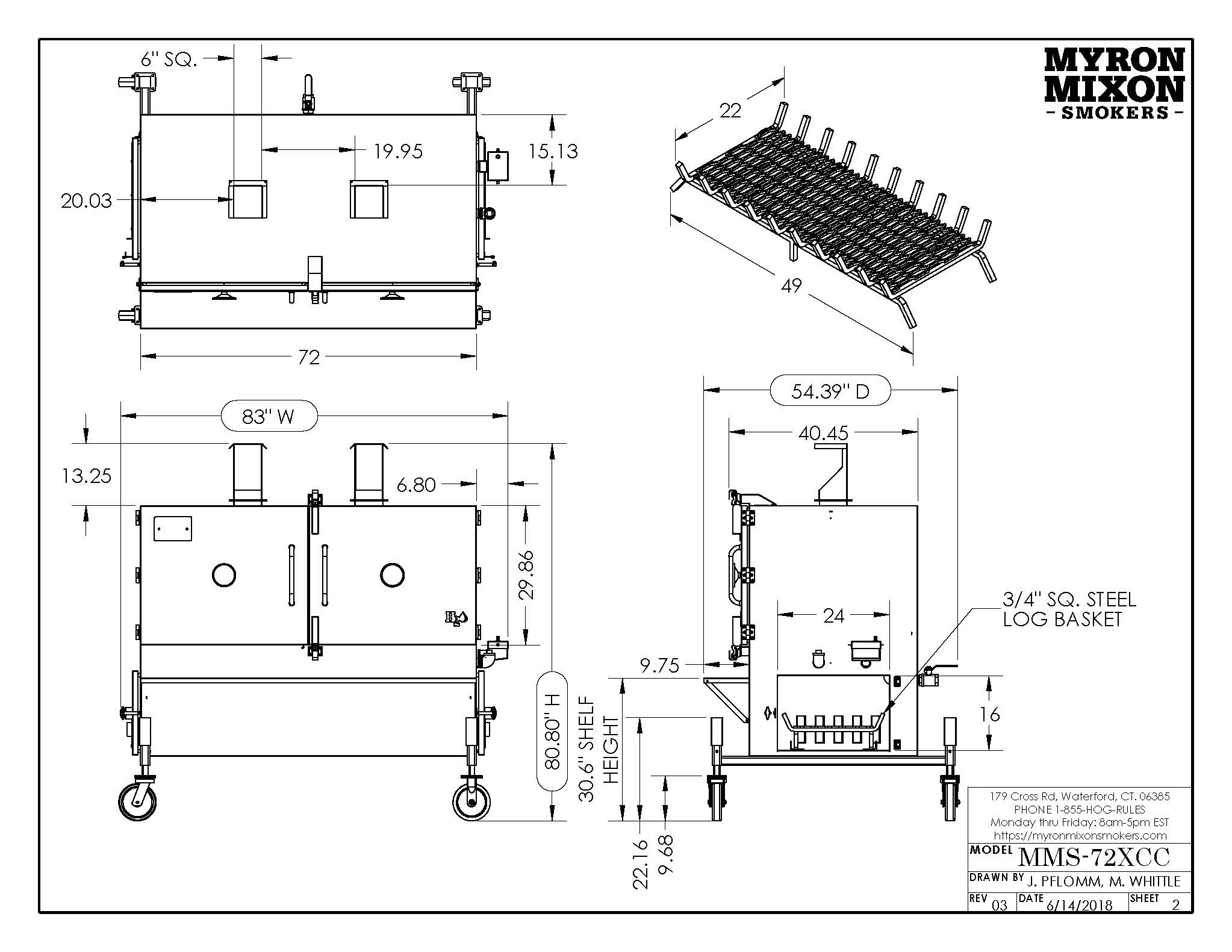 H2O Smoker - MMS-72XC