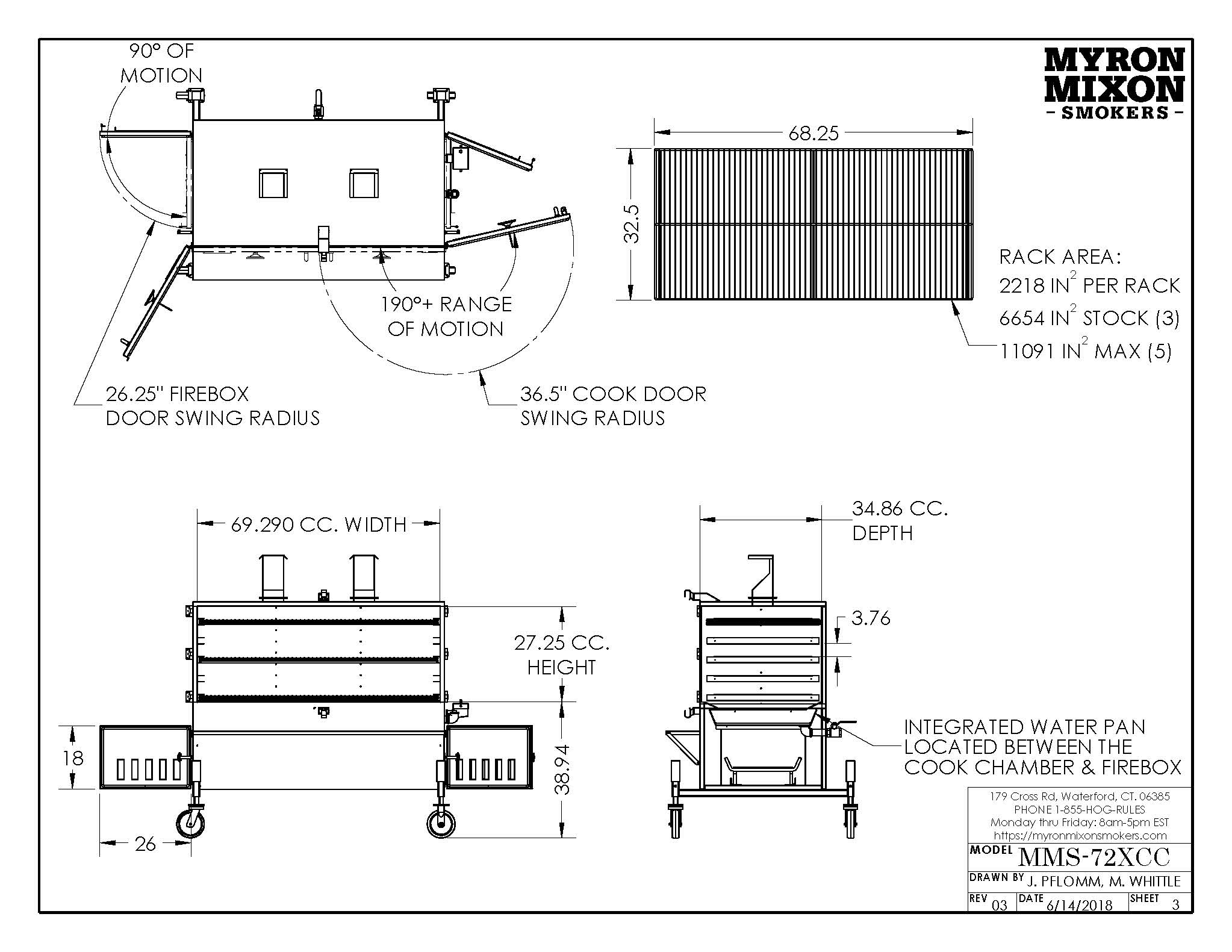 H2O Smoker - MMS-72XC