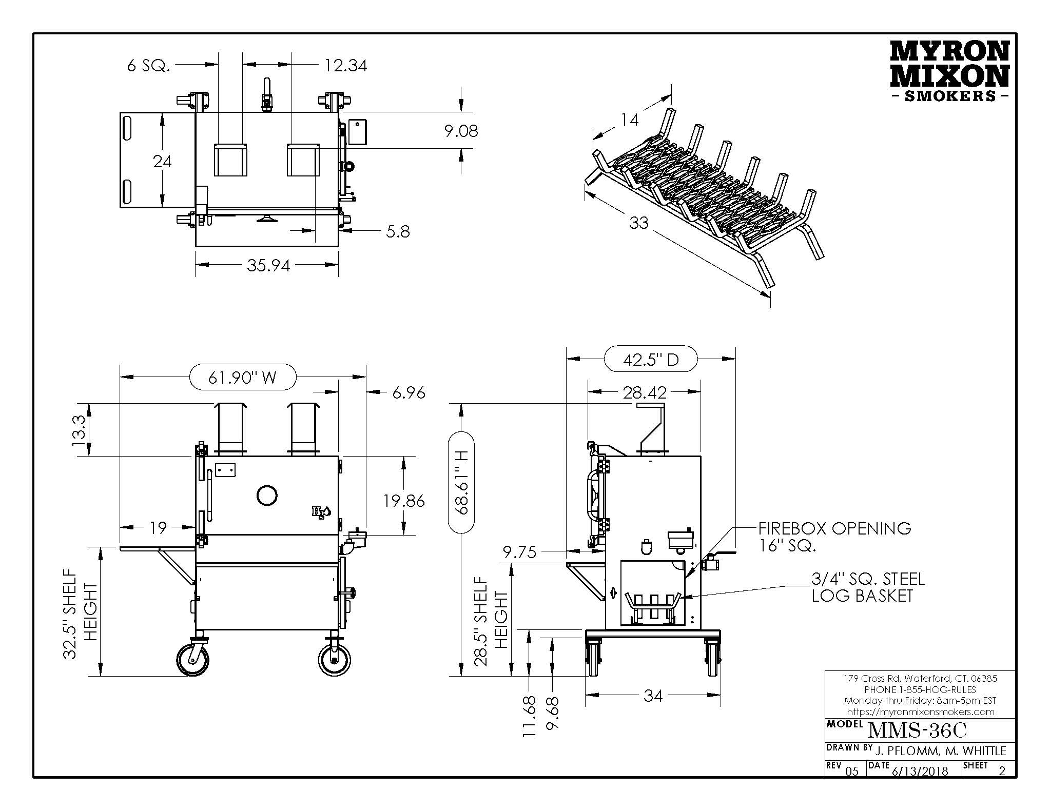 H2O Water Smoker - MMS-36